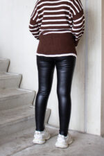 Vegan Leather Legging Black - Afbeelding 3