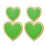 Laure Oorbellen Groen/Goud