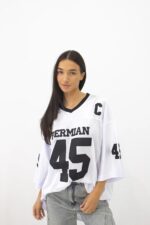 Jersey Tee White/Black - Afbeelding 2