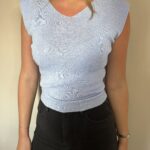 Demi Top Blue