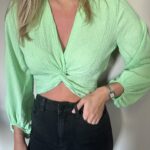 Fleur Top Green