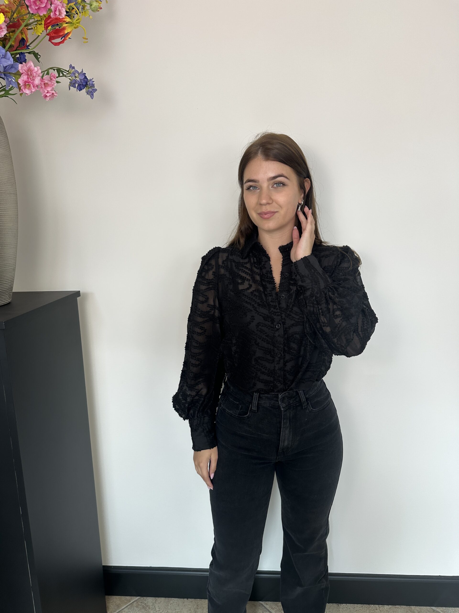 IMG_9024 Sofie Blouse Black - Afbeelding 1