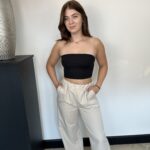 Bandeau Stretch Top Black