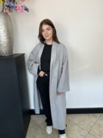 Senna Coat Light Grey - Afbeelding 2